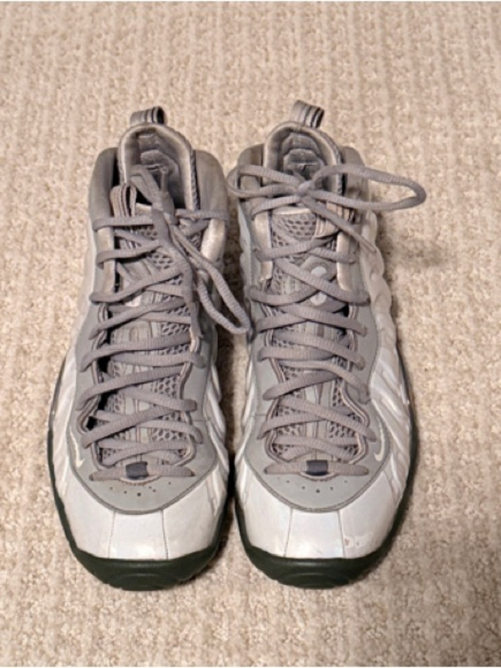 Nike Men's Gray High-Top Sneakers